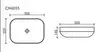 Ceramica Nova CN6055 Умывальник чаша накладная прямоугольная Element 500*359*145мм