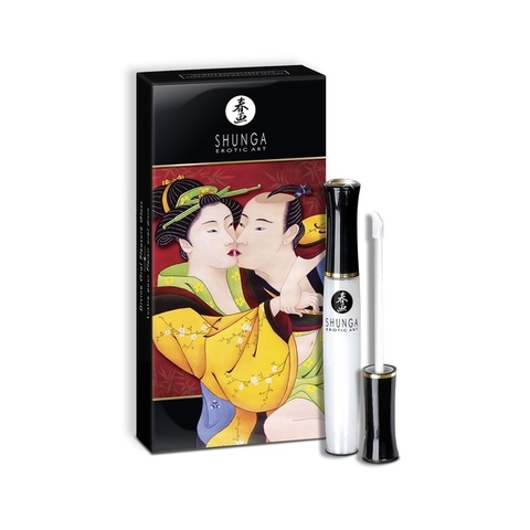 Shunga Блеск для губ Божественное удовольствие. Клубника и шампанское, 10ml