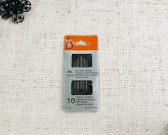 Иглы швейные для синтетических тканей "PONY" 11301 №5-10, 10 игл