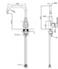 Смеситель для кухни с U-образным изливом Bravat Stream F737163C-2