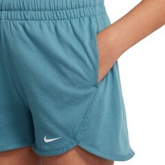 Детские шорты Nike Dri-Fit Breezy High-Waisted Training Shorts - mineral teal/white