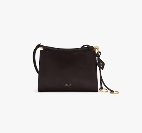 Сумка ALAIA LE CLICK ИЗ НУБУКА