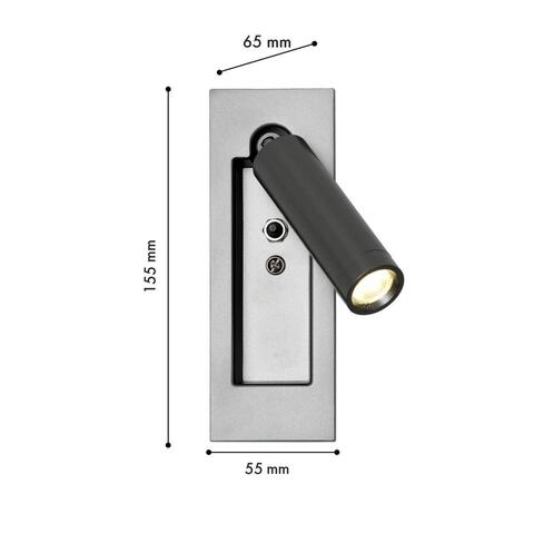 Настенный светодиодный светильник Favourite Bedside 4496-1W