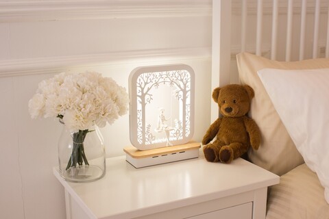 Настольная светодиодная лампа Home Light Астерия MMD-LED F034-2-14W 4000K белый