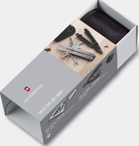 Мультитул Victorinox SwissTool Spirit XBS, 105 mm, 26 функций, Black (3.0224.3CN)