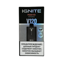 Одноразовая электронная сигарета Ignite V120 Peach Ice (12000 затяжек)