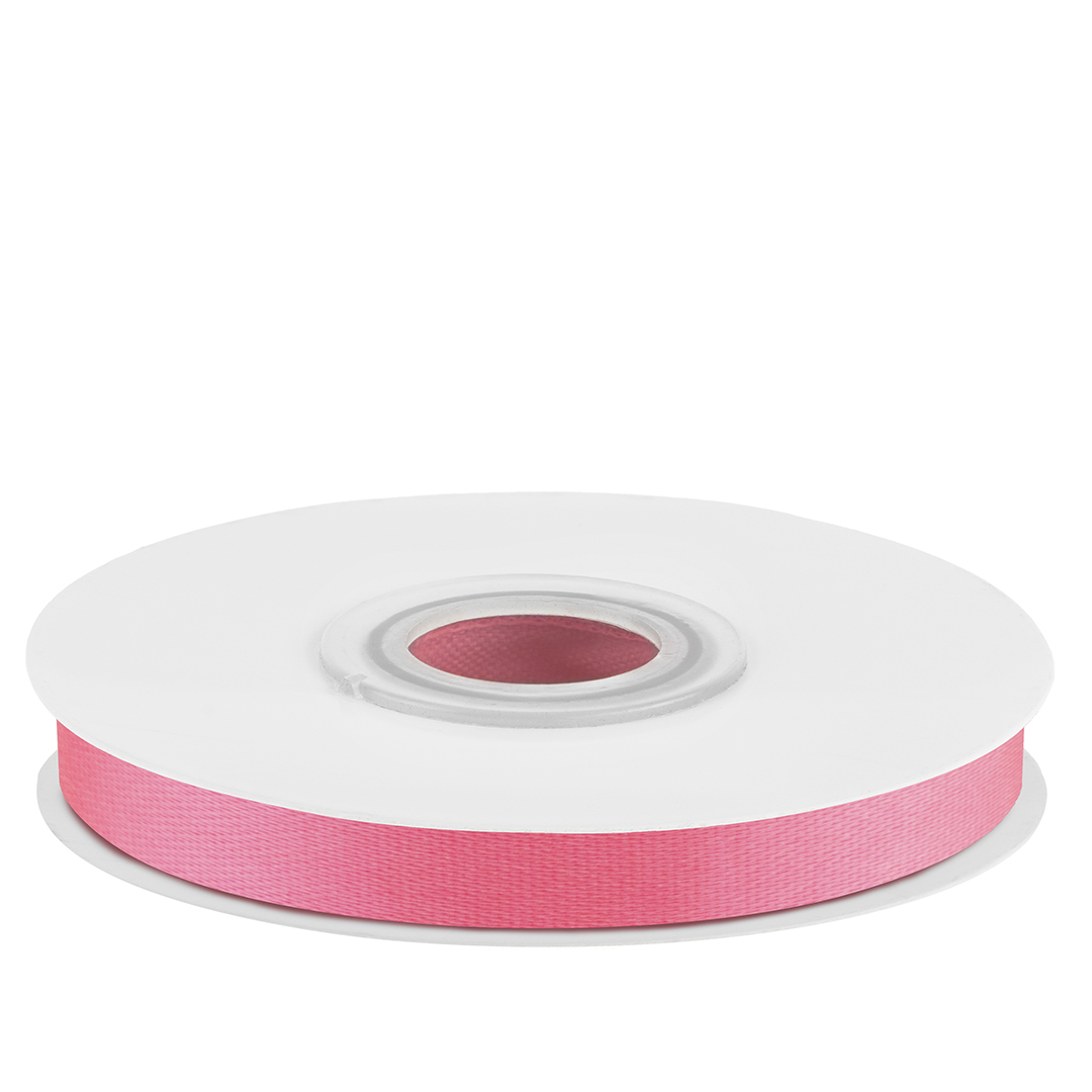 Лента Атласная (0,7см*22,85м) Ярко-розовый