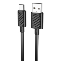 Кабель для зарядки hoco X88, USB-C 3.0А, 2м, черный
