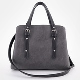 Сумка Саломея 166 македония серый + черный