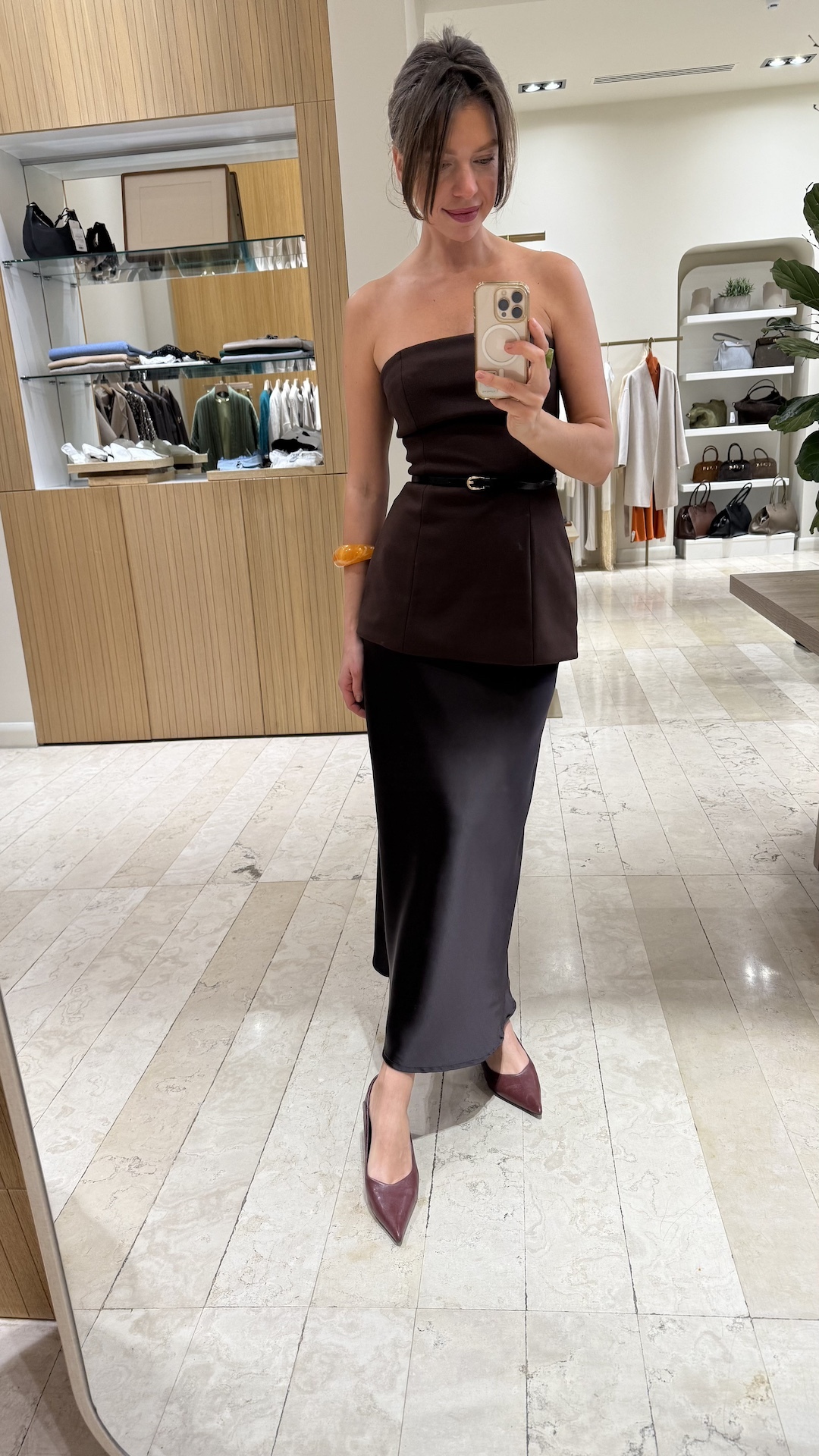 Платье с корсетом и отдельной юбкой