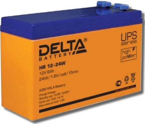 Аккумуляторная батарея Delta HR 12-24 W