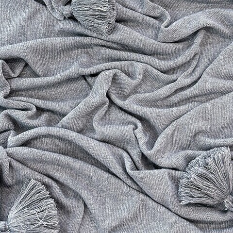 Плед-палантин GRACE Rene Real серый меланж 110x170 см