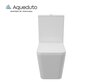 Aqueduto AQDSMACT10 AQD MACIO Plus Унитаз напольный 610*350 безободковый с бачком, Tornado,  сиденье с микролифтом, белый глянцевый