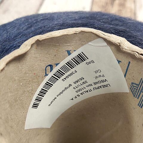 Кидмохер-стрейч LINEAPIU VISONE 1150 чернильно-синий