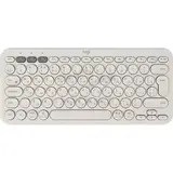 Клавиатура беспроводная Logitech K380, White, Bluetooth, оригинальная заводская РУС гравировка, [920-009589]