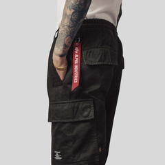 Брюки Alpha Industries Cotton Jogger Black (черные)