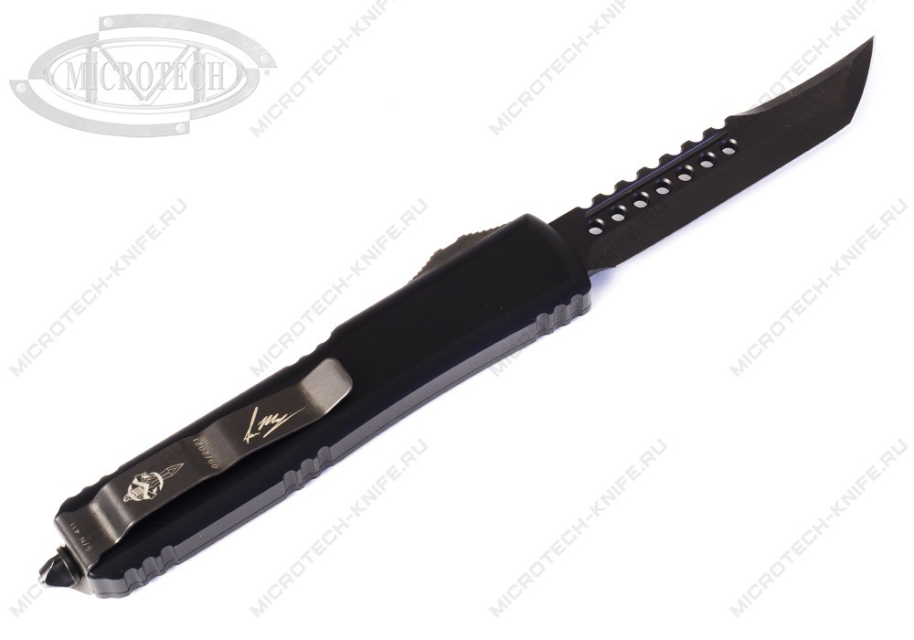 Нож Microtech Ultratech Hellhound 119-1DLCTS Signature - фотография 