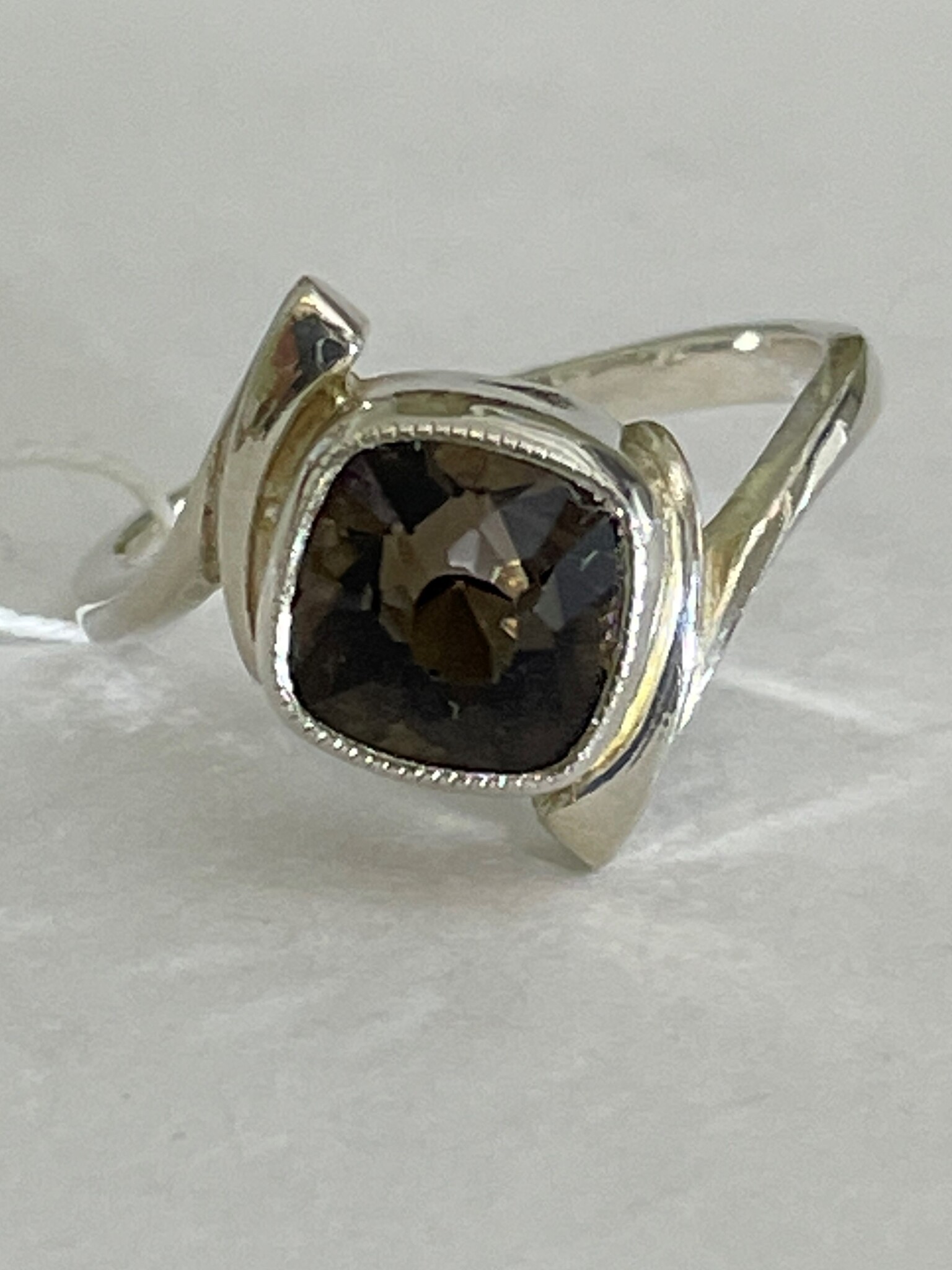 Раухтопаз 260  (кольцо из серебра)