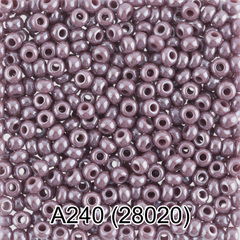 Бисер Чехия "GAMMA" круглый 1 10/0 2.3 мм A240 сиреневый ( 28020 )