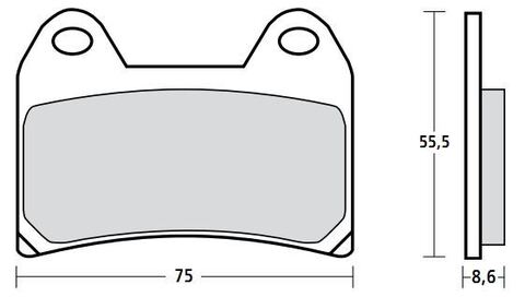 107670823 Тормозные колодки Z04 Brembo Racing (FDB2042)