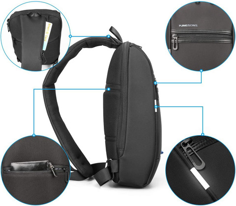 Картинка рюкзак однолямочный Kingsons   - 5