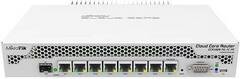 MikroTik Cloud Core Router 1009-7G-1C-PC with Tilera Tile-Gx9 CPU (9-cores, 1Ghz per core), 1GB RAM, 7xGbit LAN, 1x Combo port (1xGbit LAN or SFP), RouterOS L6, passive cooling desktop enclosure, rack