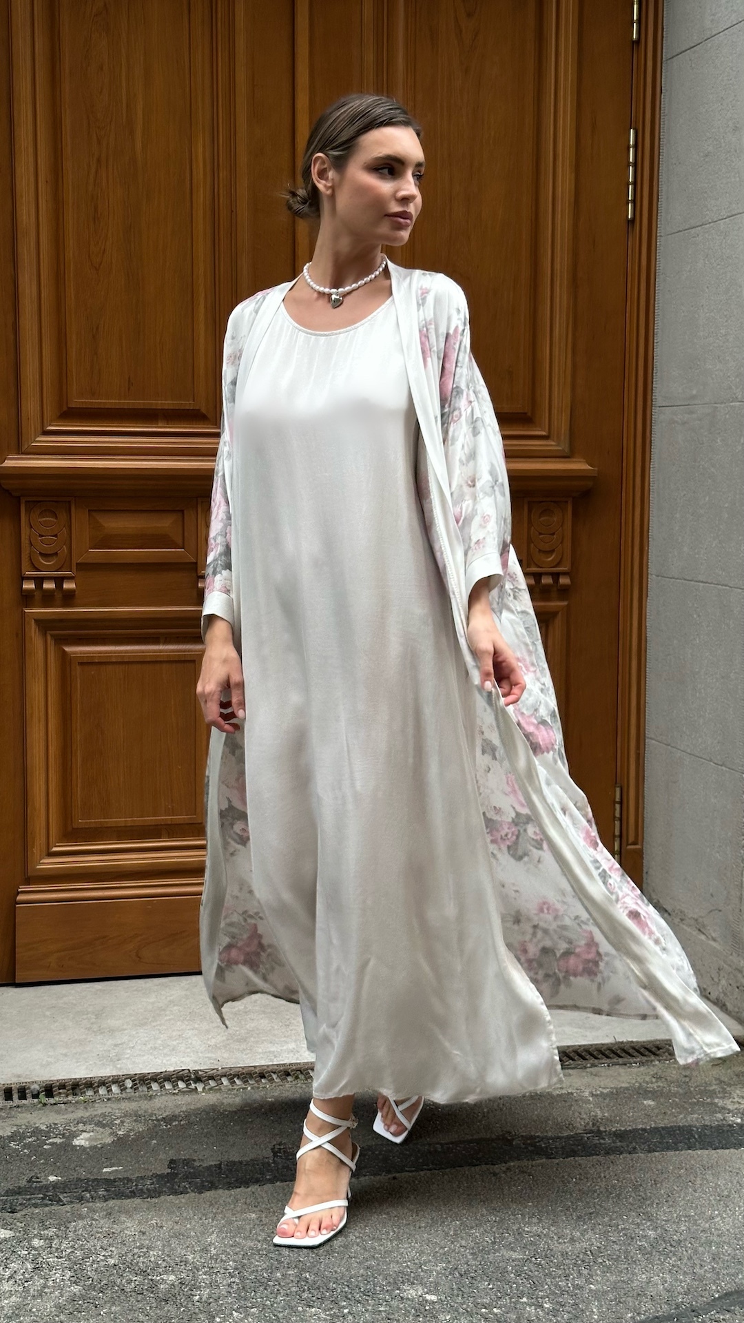 Платье oversize из вискозы