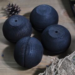 Комплект мебельных дубовых ножек 4 шт. для стола и шкафа, темный дуб