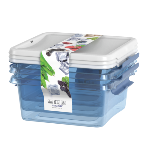 Набор контейнеров Monaco, 0,85 л, небесно-голубой