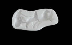 Силиконовый молд № 0205 Колесница большая