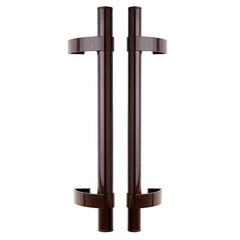 Ручка скоба офисная Апекс HC-1001-32/250/400-BR коричневая