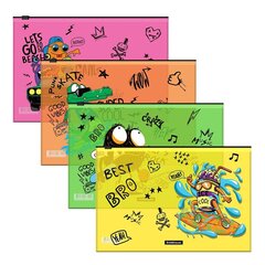 
          ZIP-LOCK пакет на молнии 288*198 мм, Erich Krause, В5, 160 мкм, пластик, полупрозрачный, ассорти, "Funny Monsterst"