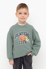 джемпер  для мальчика  КР 302392/полынь