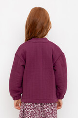 жакет  для девочки  КР 302573/насыщенная клюква к497