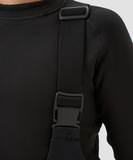 Детские лыжные разминочные брюки с высокой спинкой Nordski Jr. Active 2.0 Black