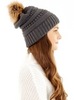 Картинка шапка Skully Wear MQZZM-430 light grey - 9