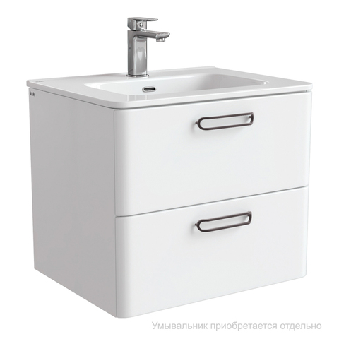 Тумба подвесная IDDIS Brick, белая, 60 см, BRI60W0i95