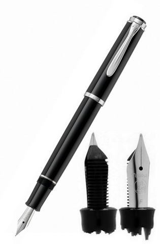 Ручка перьевая Pelikan Elegance Classic P205 Black CT, M (930735)