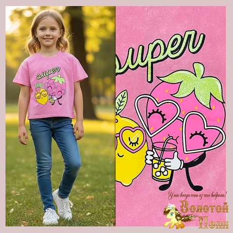 Футболка хлопок д (3-8) 260313-DR4012