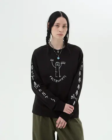 Лонгслив Postaments Beresta черный