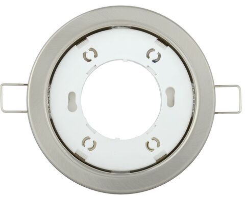 Светильник 4114 встр. под лампу GX53 хром матовый IEK