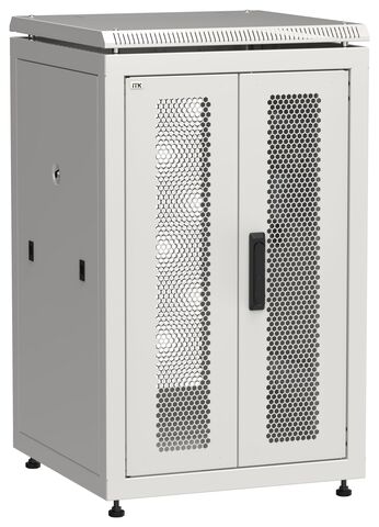 ITK LINEA N 18U 600х600мм перф. дв. задн. распашн. перф. сер