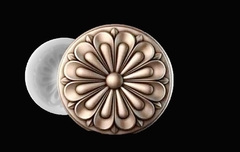 Силиконовый молд розетка № 573