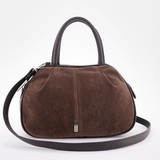 Сумка Саломея 479 эко-замша шоколад