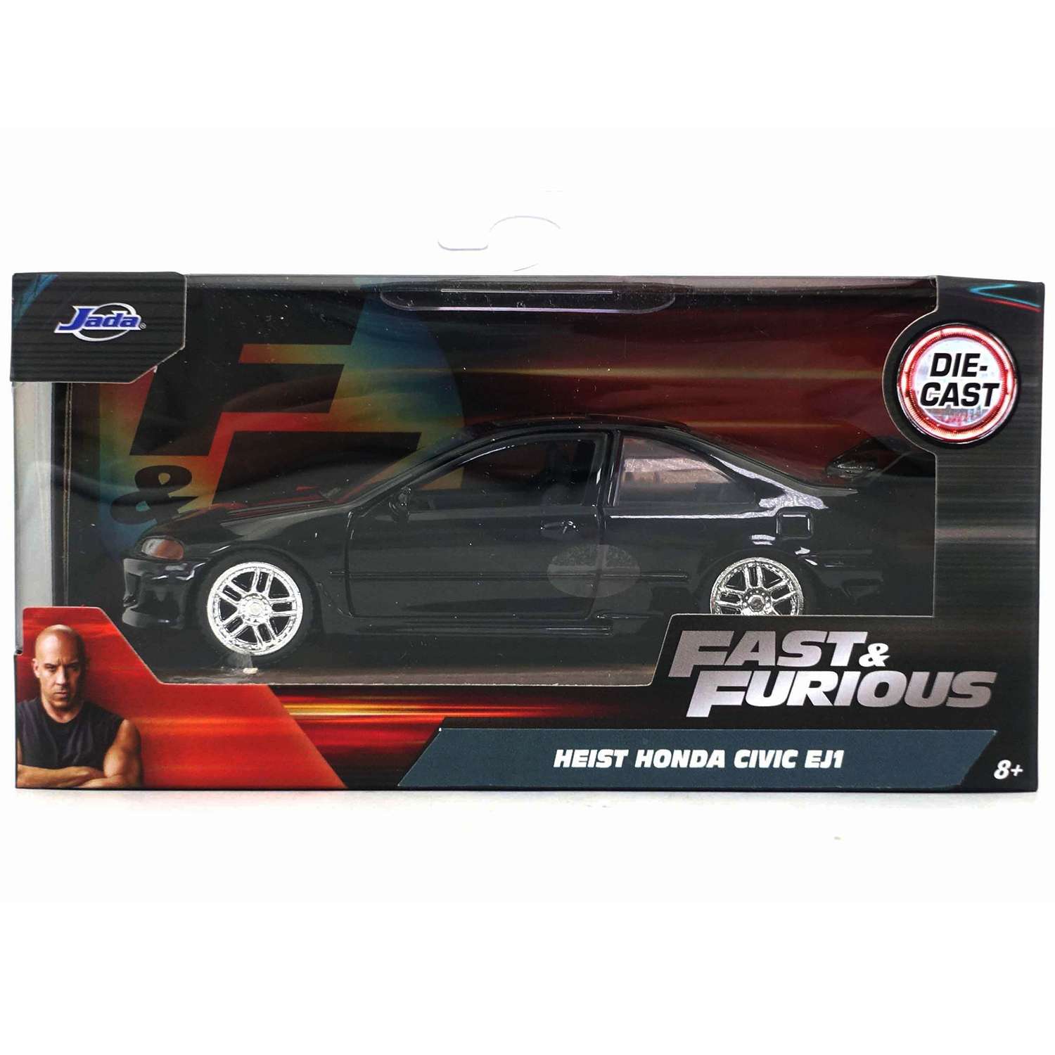 Машинка Jada Toys Fast & Furious: 1993 Heist Honda Civic EJ1