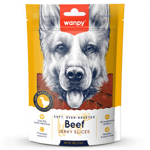 Wanpy Dog соломка из вяленой говядины 100 г
