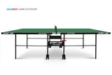 Стол теннисный Game 6 Всепогодный с сеткой Зеленый фото №1