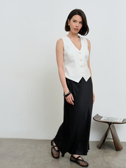 Юбка прямая черная