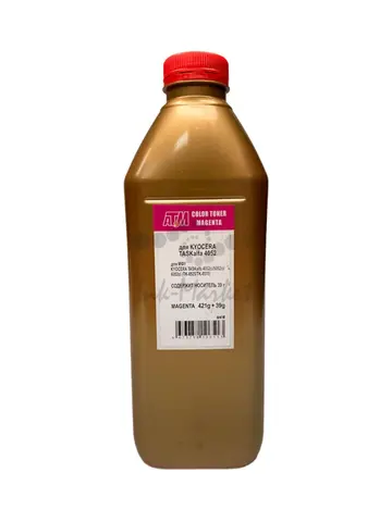 Тонер TOMOEGAWA TK-8525/8515 пурпурный для KYOCERA TASKalfa 4052ci, 5052ci, 6052ci - 421 гр тонер + 39 гр носитель.