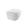 BelBagno BB7026CH-TOR-BS/SC MARINO-TOR Унитаз подвесной безободковый со смывом "Торнадо", с функцией биде и смесителем, с сиденьем дюропласт soft close BB7026CH-TOR-BS/SC